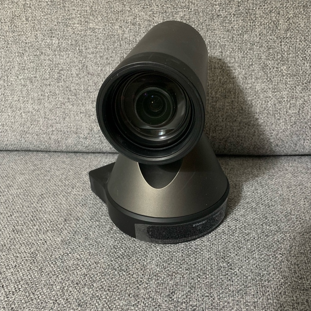 Black and Gray Video Conference Camera
